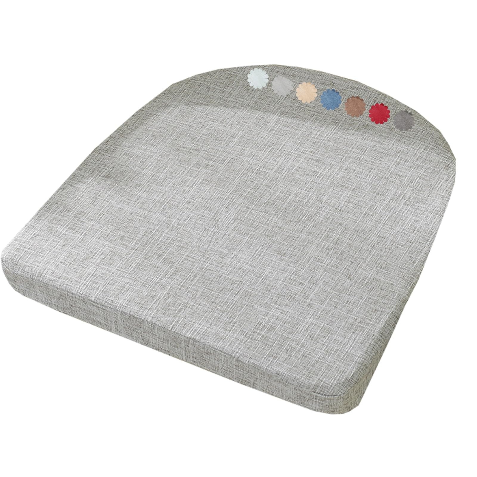 uyeoco Cojin Silla Cojines Sillas Comedor Ovalados Almohadillas para Sillas De Comedor con Lazos Cojines Terraza Cojin Silla Exterior Cojines Sillas Comedor En Forma(#6)