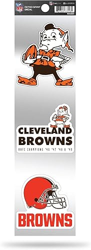 Miniatura 31 de Rico Industries Juego de calcomanías retro de fútbol americano de la NFL