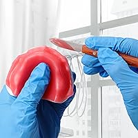 Vista 7 de 10 piezas de herramientas de tallado de cera, instrumentos de encerado dental con estuche, juego de talladores de cera de acero inoxidable