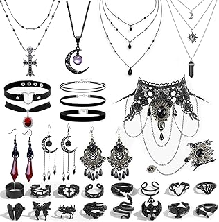 Gothic Grunge Punk Jewelry Set