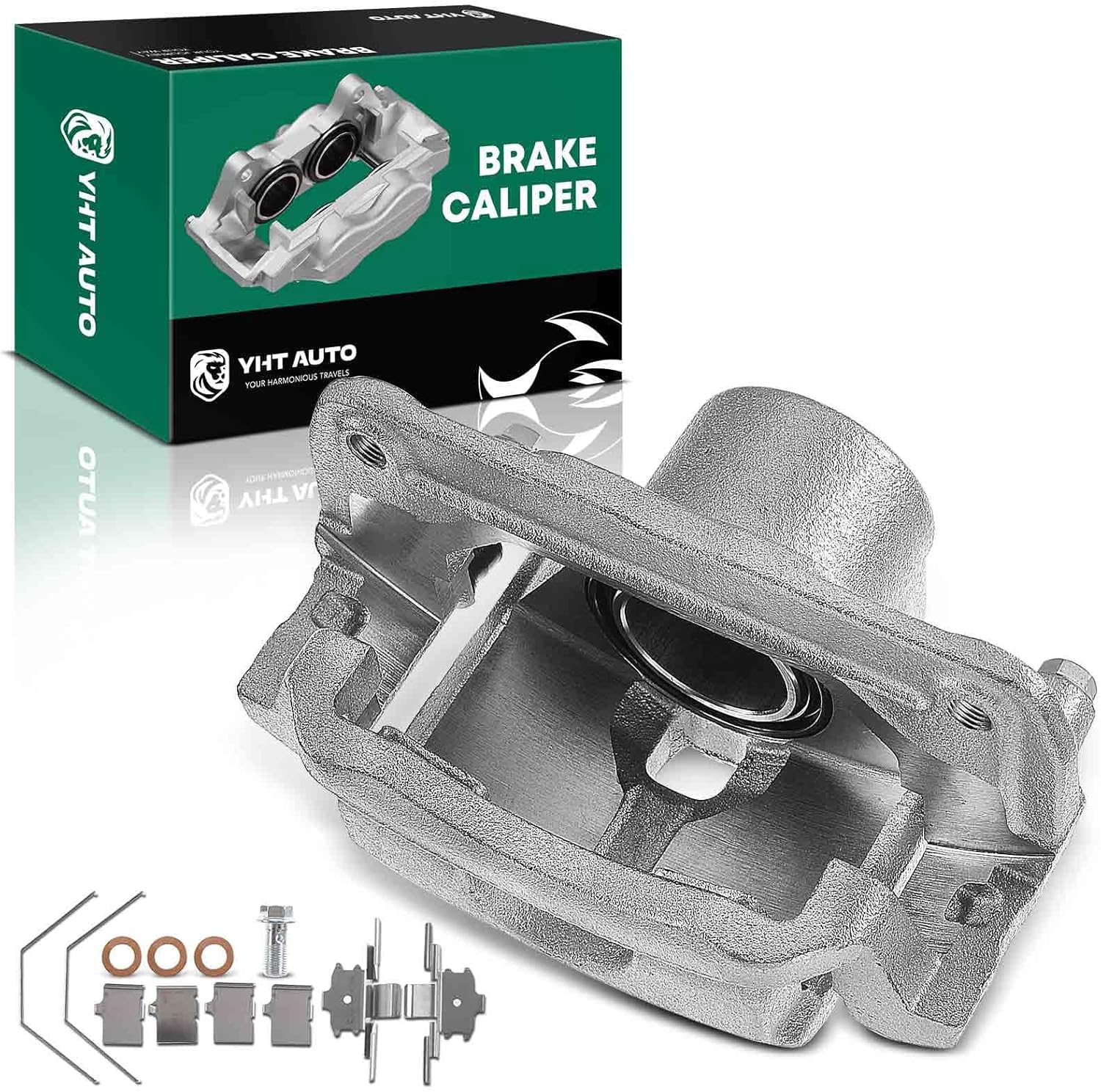 YHTAUTO Front Passenger Side Disc Brake Caliper Assembly (Passenger Right)