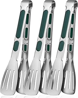LEEPAT 3PCS Kitchen Tongs