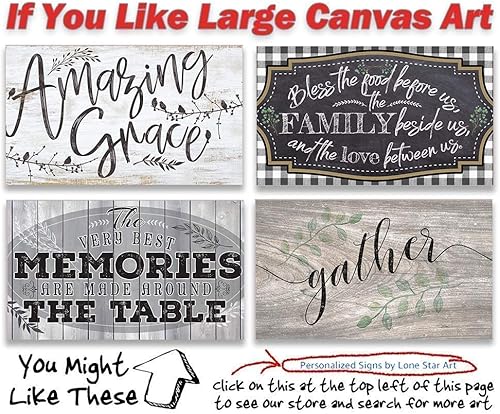 Miniatura 5 de Personalized Wine Cellar 12x24 Stretched Canvas Ready to Hang  Custom Wall Art with Name, Year, and Location, Rustic Wood Style Design for Home Bar