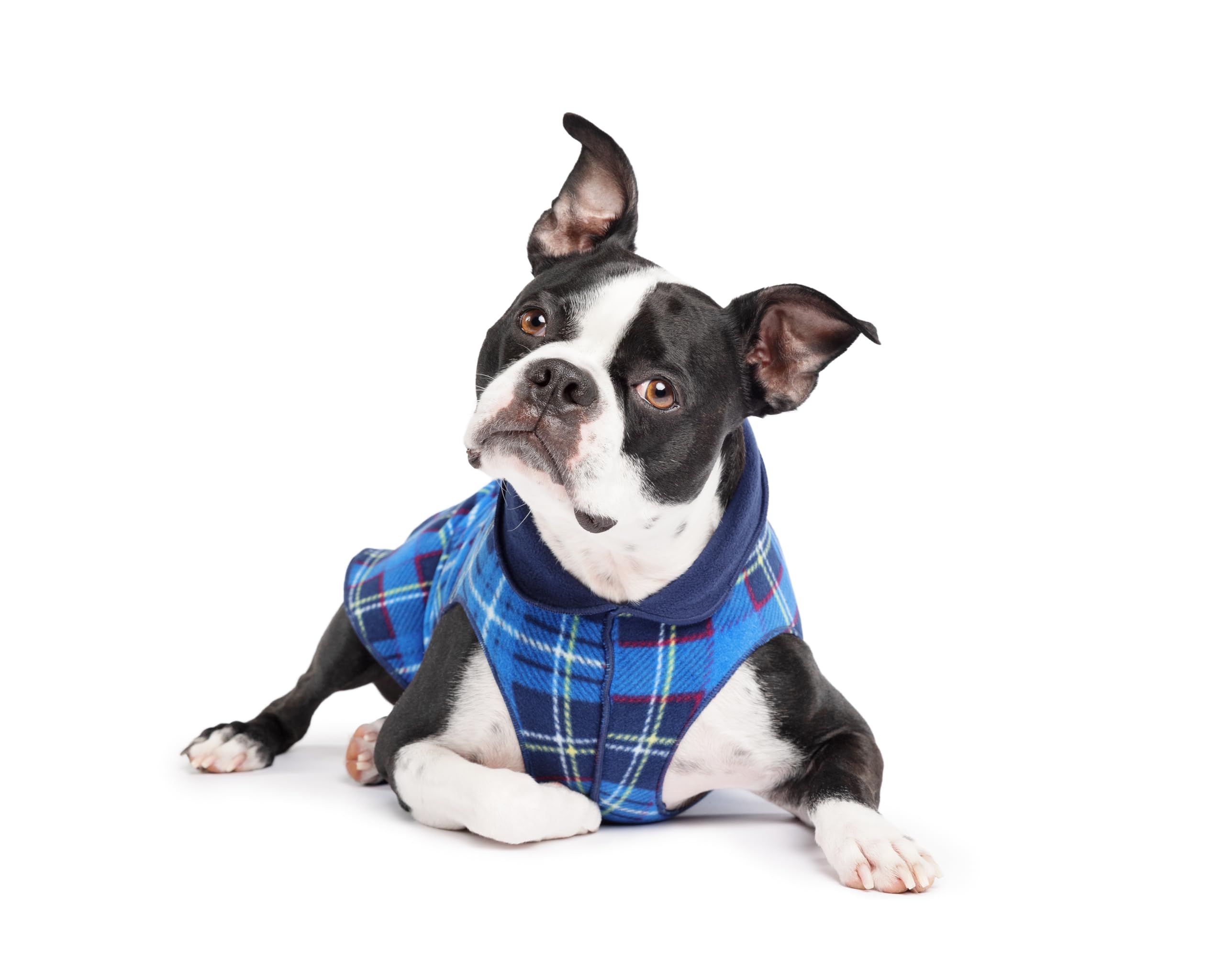 Gold Paw Duluth Double Fleece Dog Coat Pullover, Soft, Warm Dog Clothes, 4-Way Stretch Pet Sweater, Machine Washable