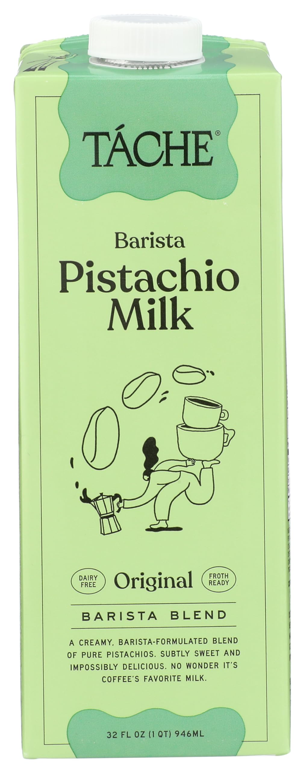 Tache Original Barista Blend Pistachio Milk, 32 FZ