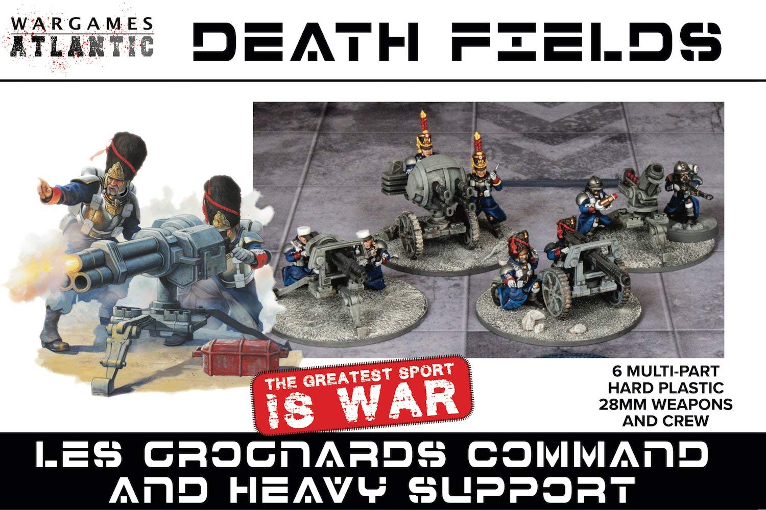 Wargames Atlantic Death Fields: Les Grognards Command and Heavy Support