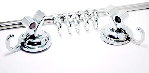 Miniatura 2 de Gancho con ventosa, barra para colgar utensilios de ducha, organizador para utensilios de cocina y accesorios de baño, toalla, corona, lufa,