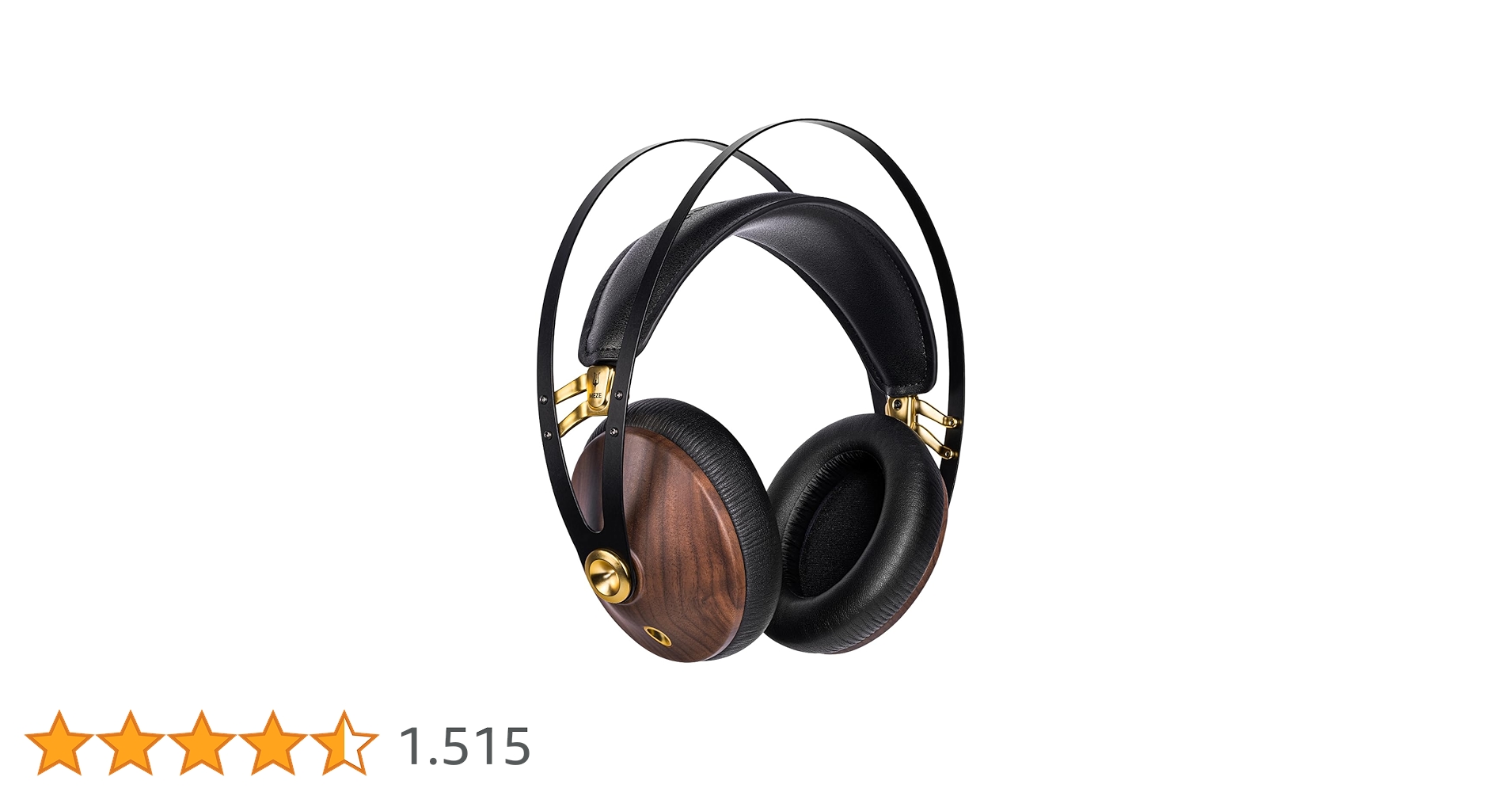 Meze 99 Classics Walnut Gold | Fone de ouvido fechado de