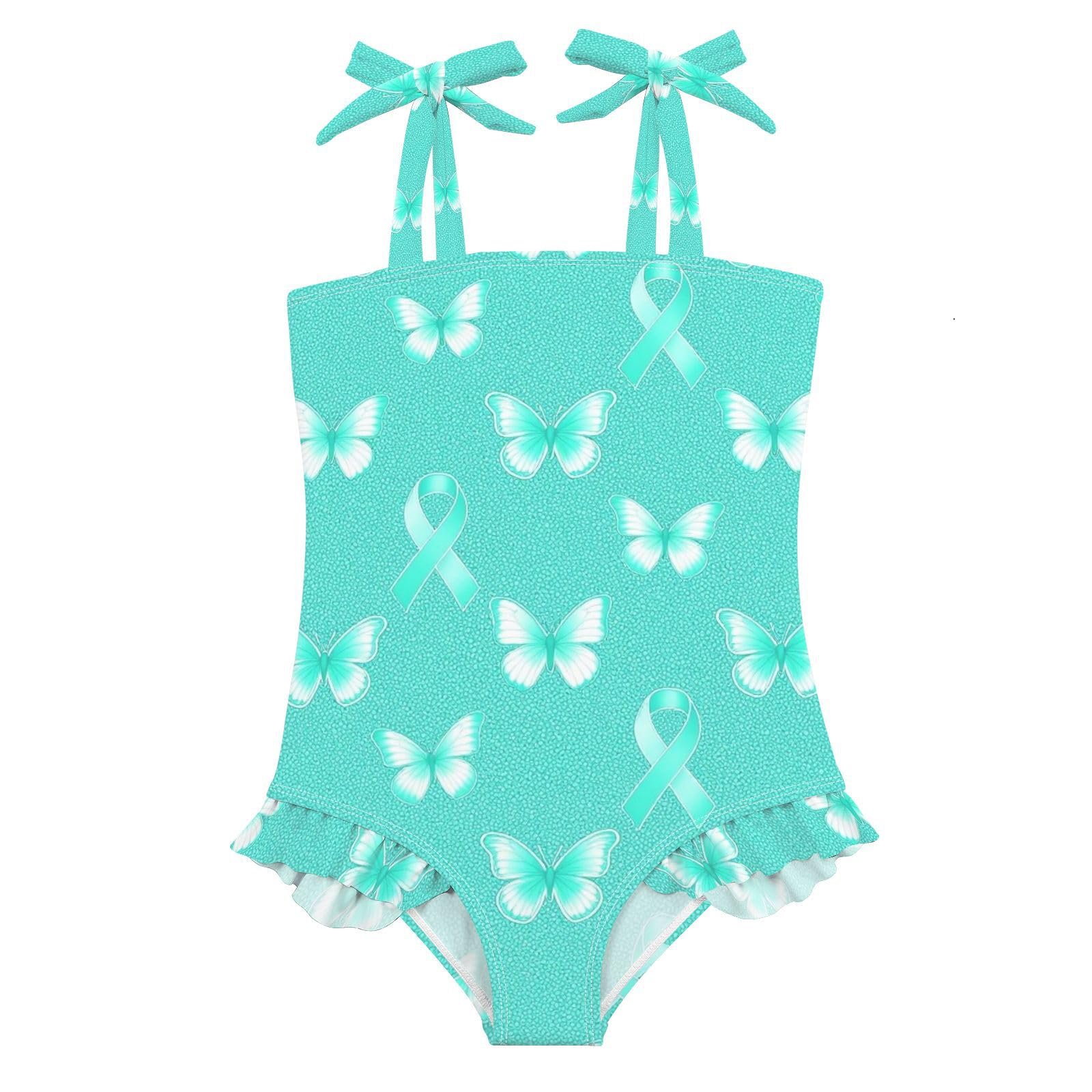 FRODOTGV Costume da bagno intero per ragazze, ad asciugatura rapida, per piscina, spiaggia, surf, per bambine