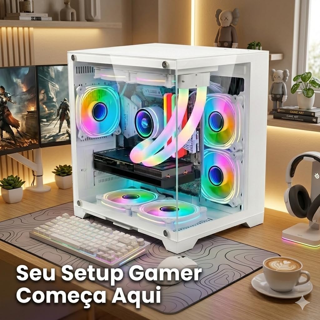 PC Gamer Arvex Branco Intel i7, GeForce RTX 3050, Memoria RAM 16GB, SSD 480GB PC Gamer Arvex Branco Intel i7, GeForce RTX 3050, Memoria RAM 16GB, SSD 480GB