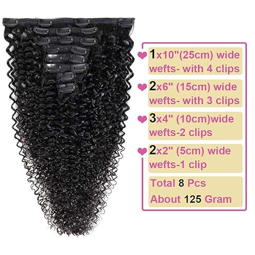 Miniatura 3 de Extensiones de cabello humano ondulado natural para mujeres negras, sin procesar, con ondas de agua, brasileñas, envolventes, extensiones de cola de