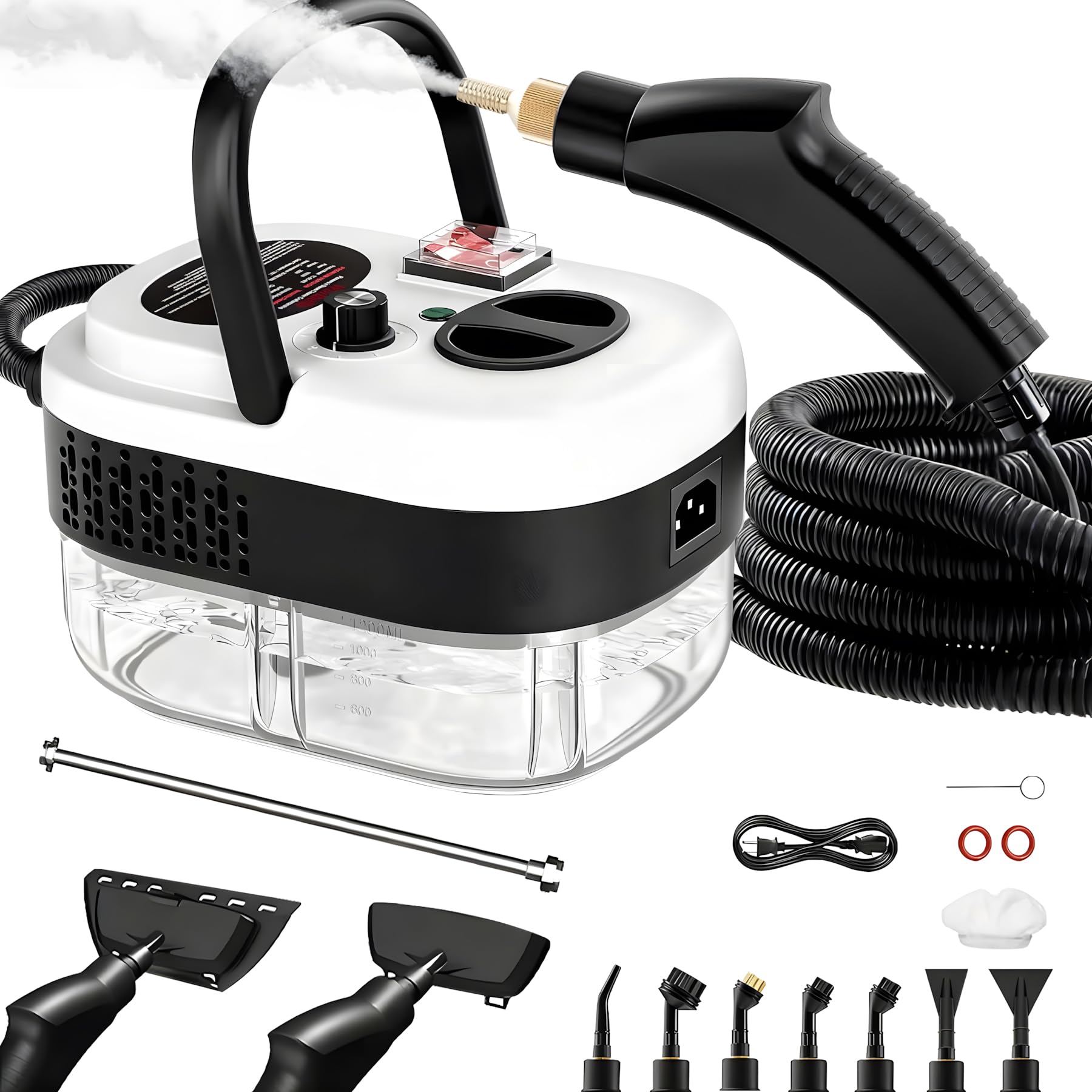Dampfreiniger Handgerät mit 1,2L Wassertank 6-stufiger Einstellung