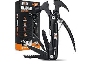BIIB 12-in-1 Hammer Multitool: The Ultimate Gift for Dads Who Love Gadgets and Adventure