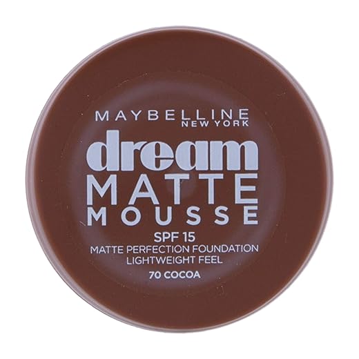 Maybelline 49689 Dream Matte Mousse Base de Maquillaje, Sand, SPF15-18 ml