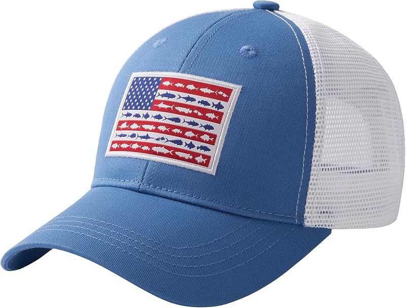 BASSDASH Altimate - Gorro de pesca con parte trasera de malla para hombres y mujeres, gorra de béisbol ajustable