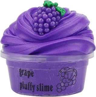 Putty Slimes Frudge Putty Butter Slime Stress Relieve 60ml Non-Sticky with Charm Super Soft Fruit Cherry Slime Toy Cloud Slime Clay Fluffy Slime Putty for Kids -J