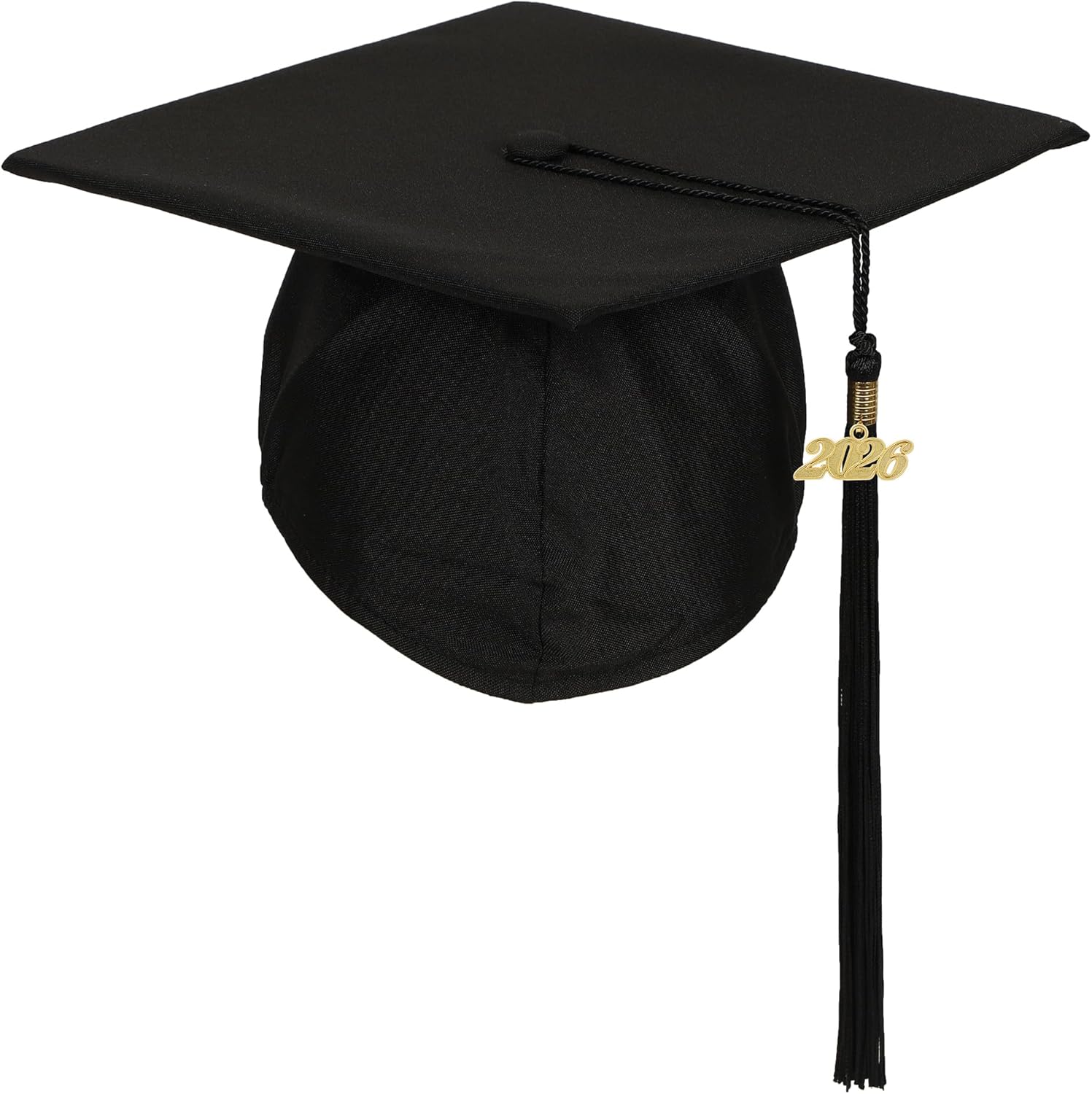 Master Graduation Gown Cap Hood Set, Unisex Matte Master's Degree Regalia with Tassel for University