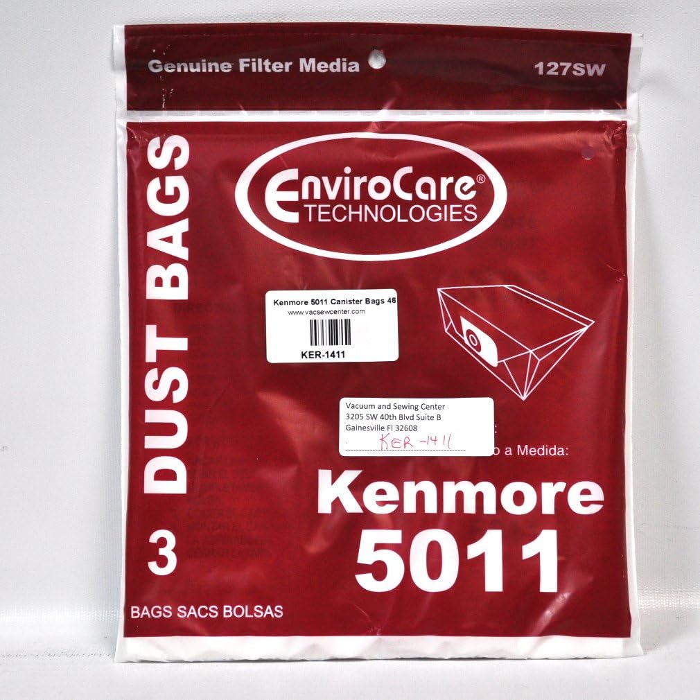 Kenmore 5011 Canister Vacuum Cleaner Bags Home & Kitchen