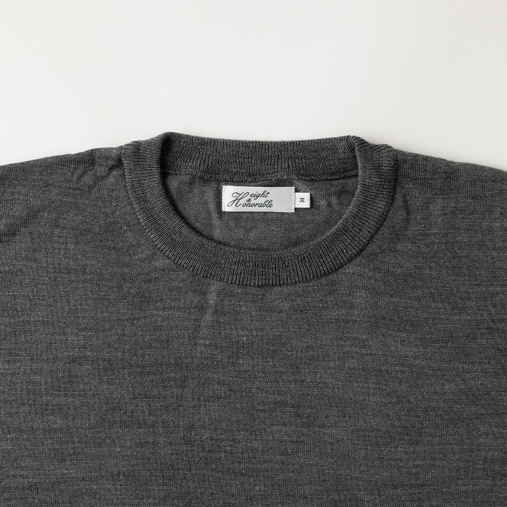 美品 HITOYOSHI Height & Honorable ウール Tシャツ Amazon.co.jp: [HITOYOSHI/Height & Honorable] WOOL KNIT T