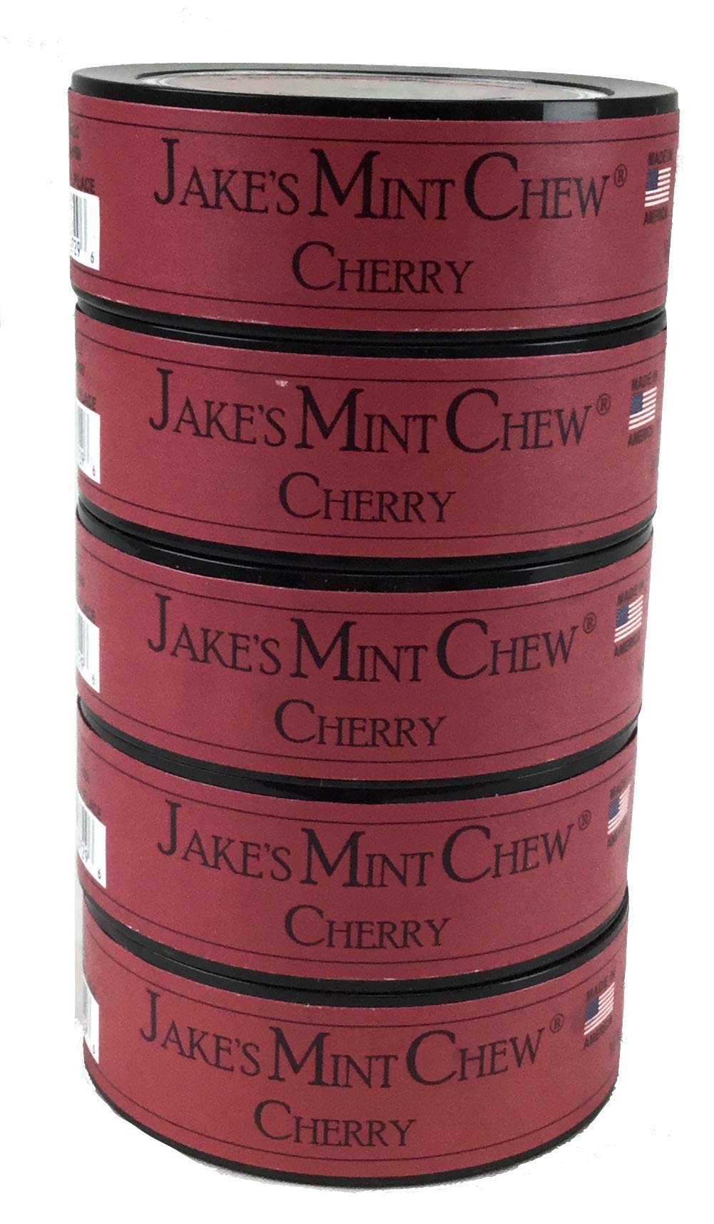 Jake's Mint ChewCherry - 5 Pack - Tobacco & Nicotine Free!