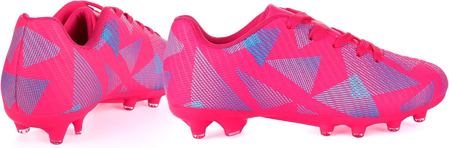 Soccer Cleats for Boys Girls Youth Lightweight Athletic Soccer Shoes for Outdoor Training and Games