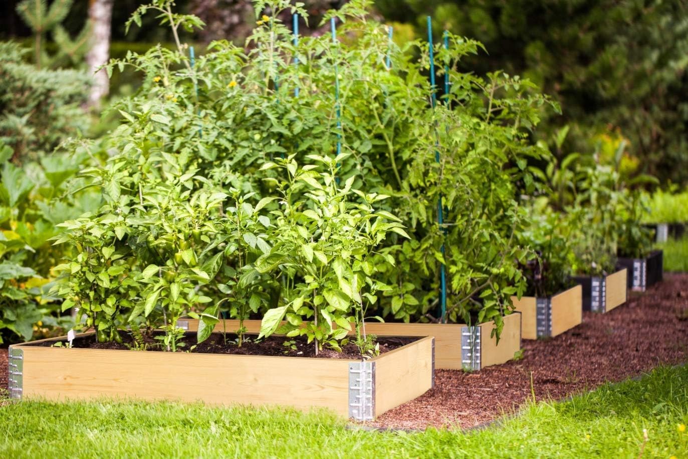 rg-vertrieb 9X Palettenrahmen Aufsatzrahmen Holz für Europalette, Hochbeet Rahmen Faltbar, Stapelrahmen für Garten & Lager 120x80x19cm Natur