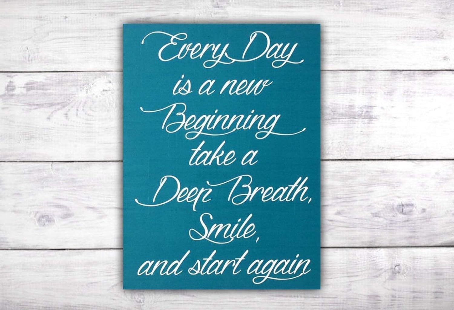 Cheers To New Beginnings Quotes Amazon.com: New Beginnings Sign | Quotes About Life | Cheer Up Gift |  College Dorm Decor | Encouragement Gift | Positive Energy | Mental Health  Gifts -By Leading Edge Designs : Handmade Products