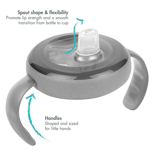 Miniatura 6 de The First Years - Vaso para beber con boquilla suave - Vaso de entrenamiento para niños pequeños durante más de 6 meses -Con asas y tapa a prueba de