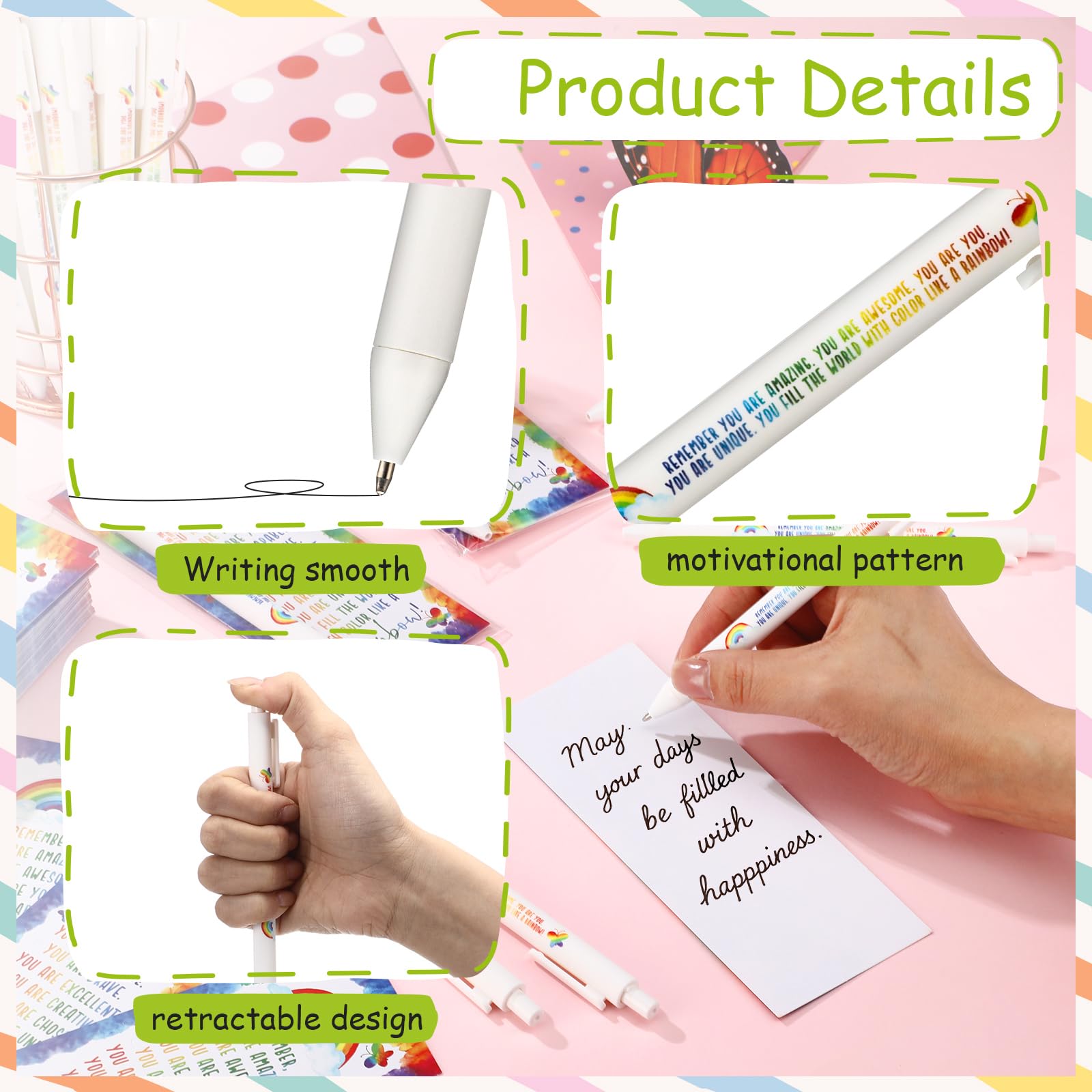 Snapklik.com : 50 Pcs Employee Appreciation Gifts Bulk Rainbow ...