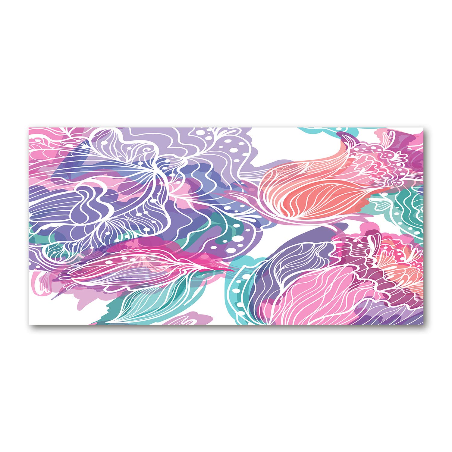 Tableau plexiglas Flores Mágicas Tulup 120x60cm pour décoration