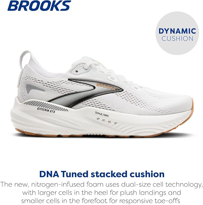 Brooks Womens Glycerin GTS 22 Supportive Running Shoe