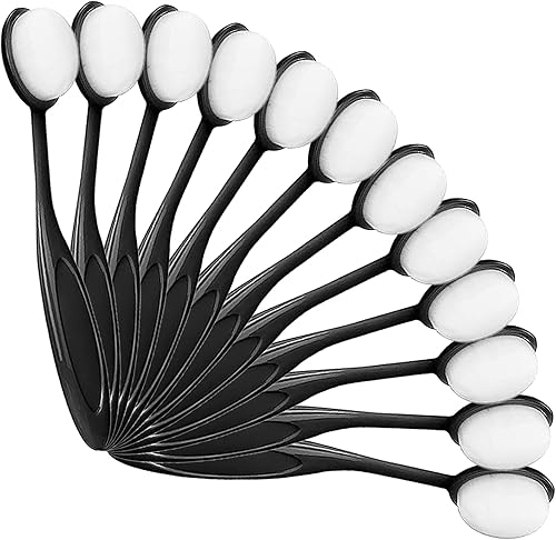 Miniatura 20 de Paquete de 10 pinceles de mezcla de tinta para hacer tarjetas, herramienta de mezcla de tinta, pinceles de licuadora para estampado de plantillas