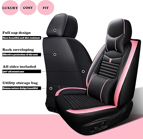 Miniatura 6 de Fundas de asiento de automóvil para Toyota Corolla 1997-2022, fundas de asiento de automóvil de cuero de lujo, funda universal antideslizante para