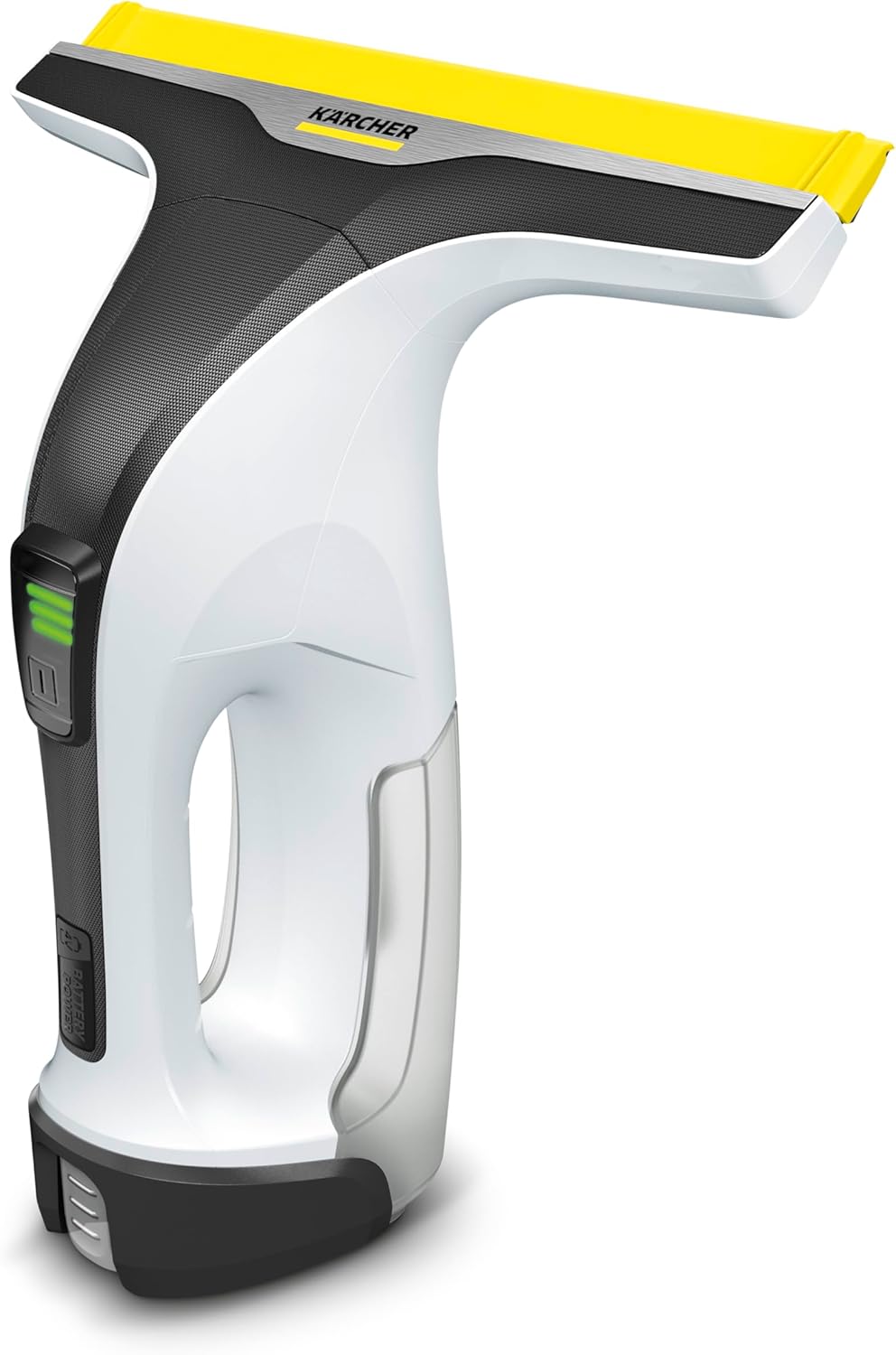 Kärcher Battery Window Cleaner WV 4-4 Plus, Window Vacuum Cleaner with Innovative Silicone Lip, LED Battery Status Display, Battery and Charger Not Included