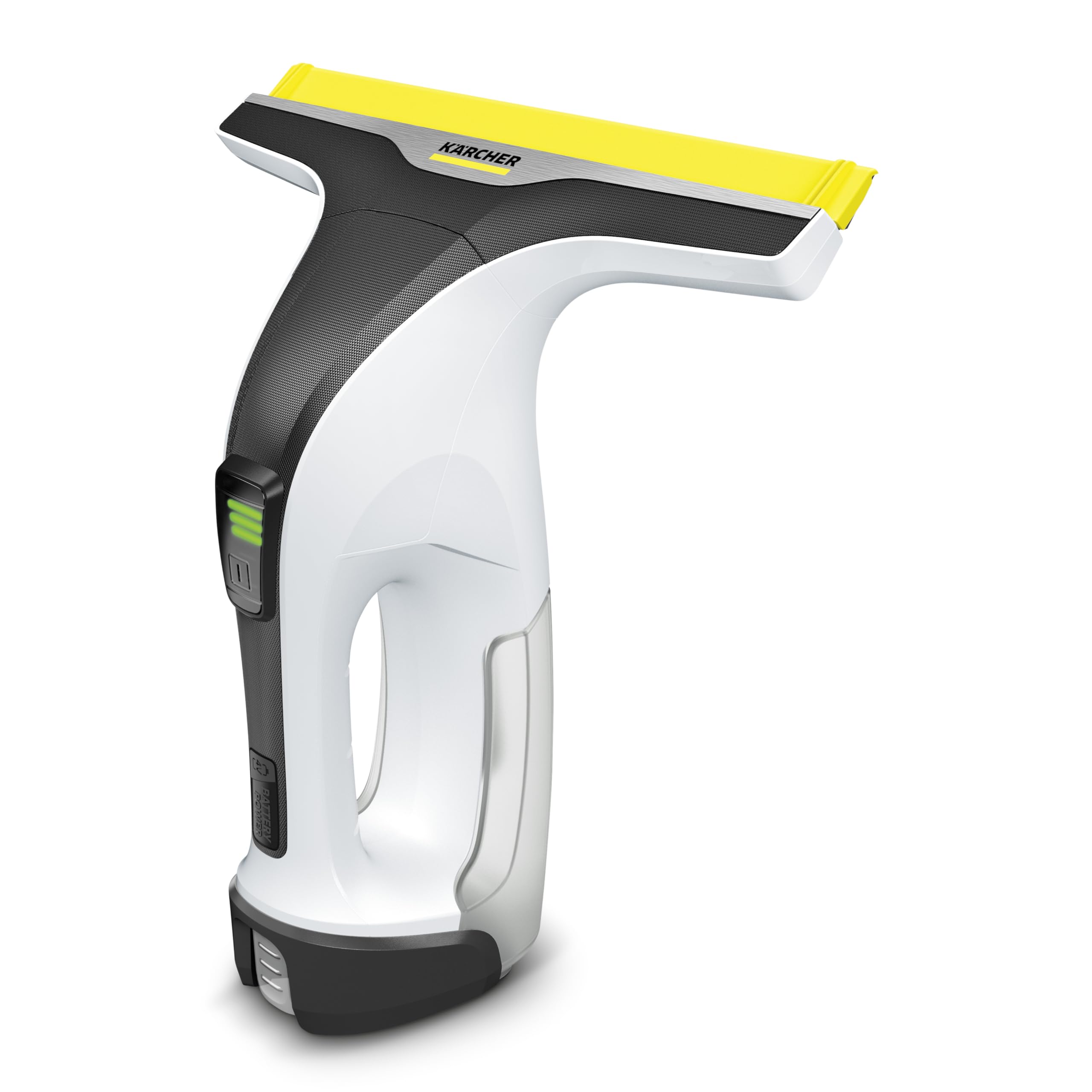 Kärcher Nettoyeur de fenêtre sans fil WV 4-4 Plus, aspirateur de fenêtre avec lèvre en silicone innovante, indicateur de niveau de batterie LED, sans batterie ni chargeur