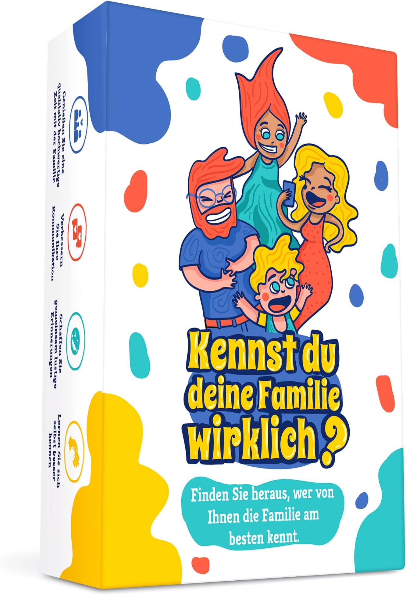 Kennst du Deine Familie wirklich ? Das verrückte Familienspiel voller Quizze und Herausforderungen, um herauszufinden, wer Die Familie Am besten kennt! Das beliebteste Spiel für vereinte Familien