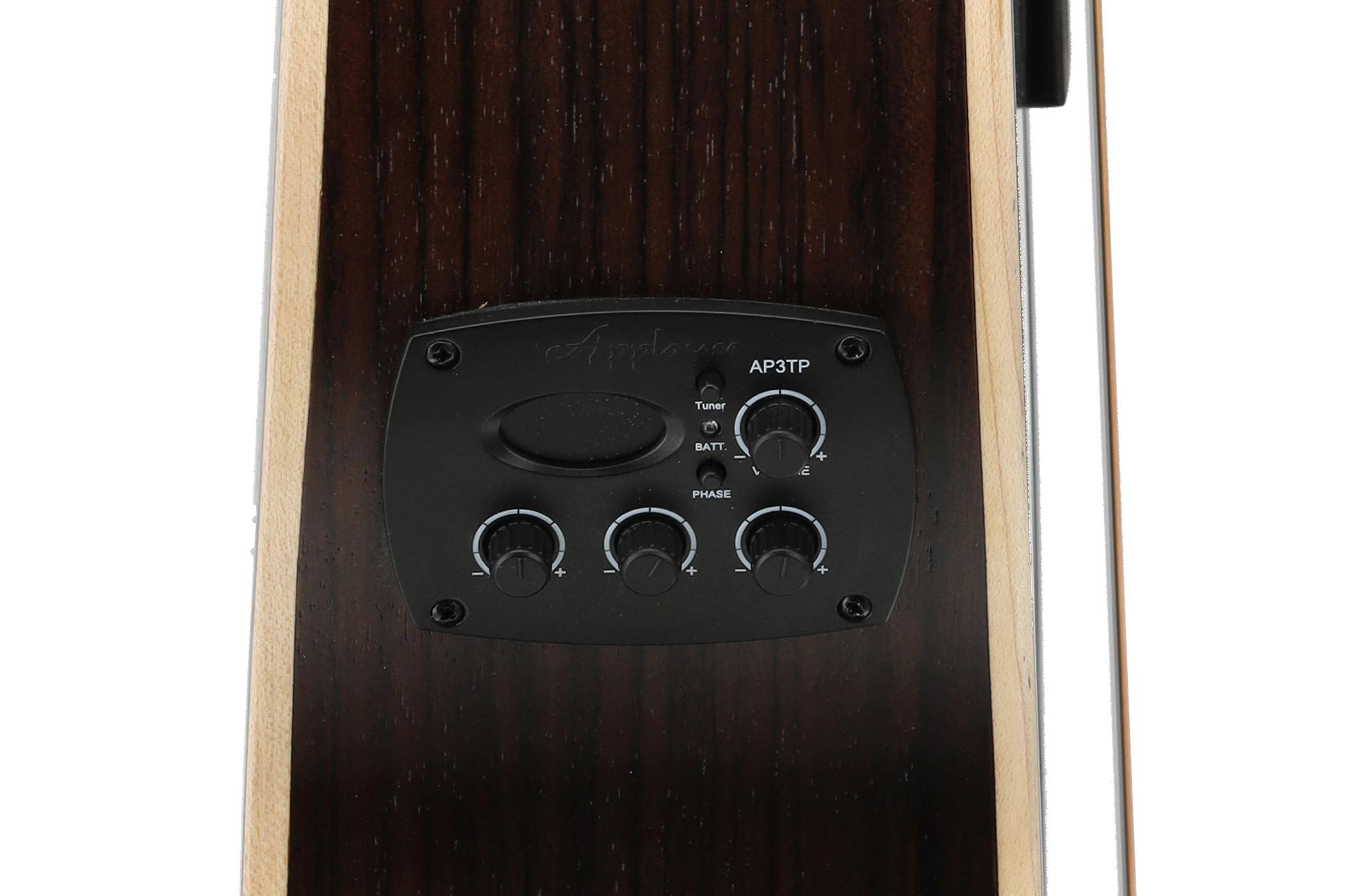 Applause E-Akustikgitarre Jump Dark Matter AEO-69-5S, Decke: massive europäische Fichte, Cut Away, offenporige Mattlackierung palisander, Decke matt schwarz, Preamp mit Stimmgerät, schwarze Mechaniken