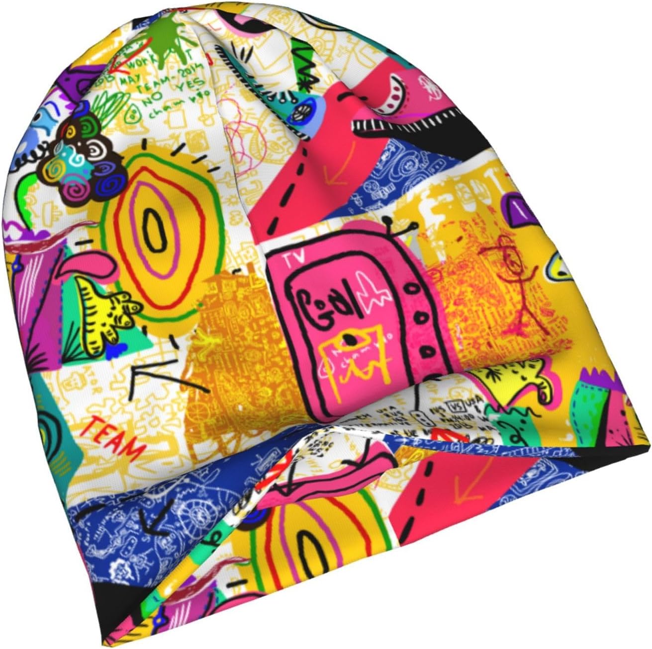 Beanie Hat for Men Women Slouchy Beanie Skull Sleep Cap Soft Lightweight Chemo Hat Stretch Cancer Headwear - Image 8