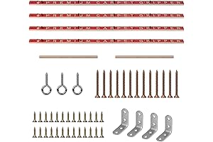 CarpetStretching Tool Kit: 9 Tufting Tack Strips for Effortless Carpet Creation