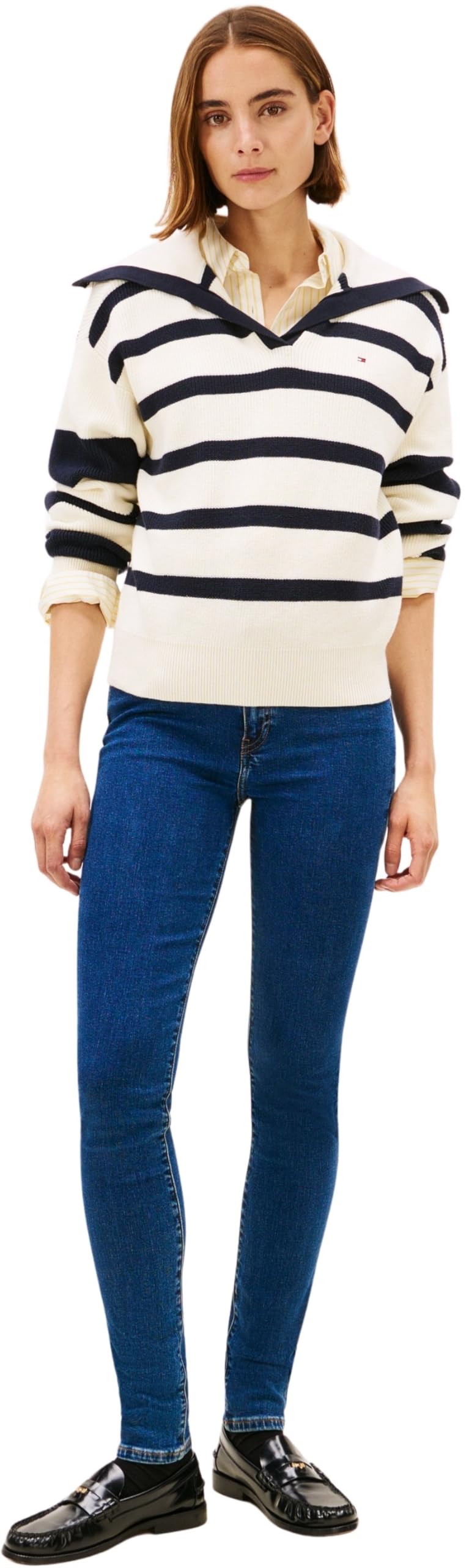 Tommy Hilfiger DNM Emi Como Skinny RW Ww0ww47689 - Très Mince - Skinny - Femme