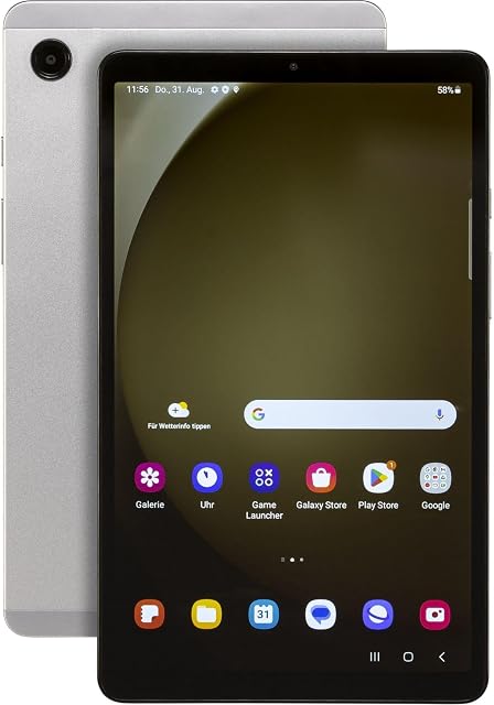 Tablette WiFi Samsung Galaxy Tab A9 8,7pouces | 64 Go de RAM 4 Go (2023) (Argent)