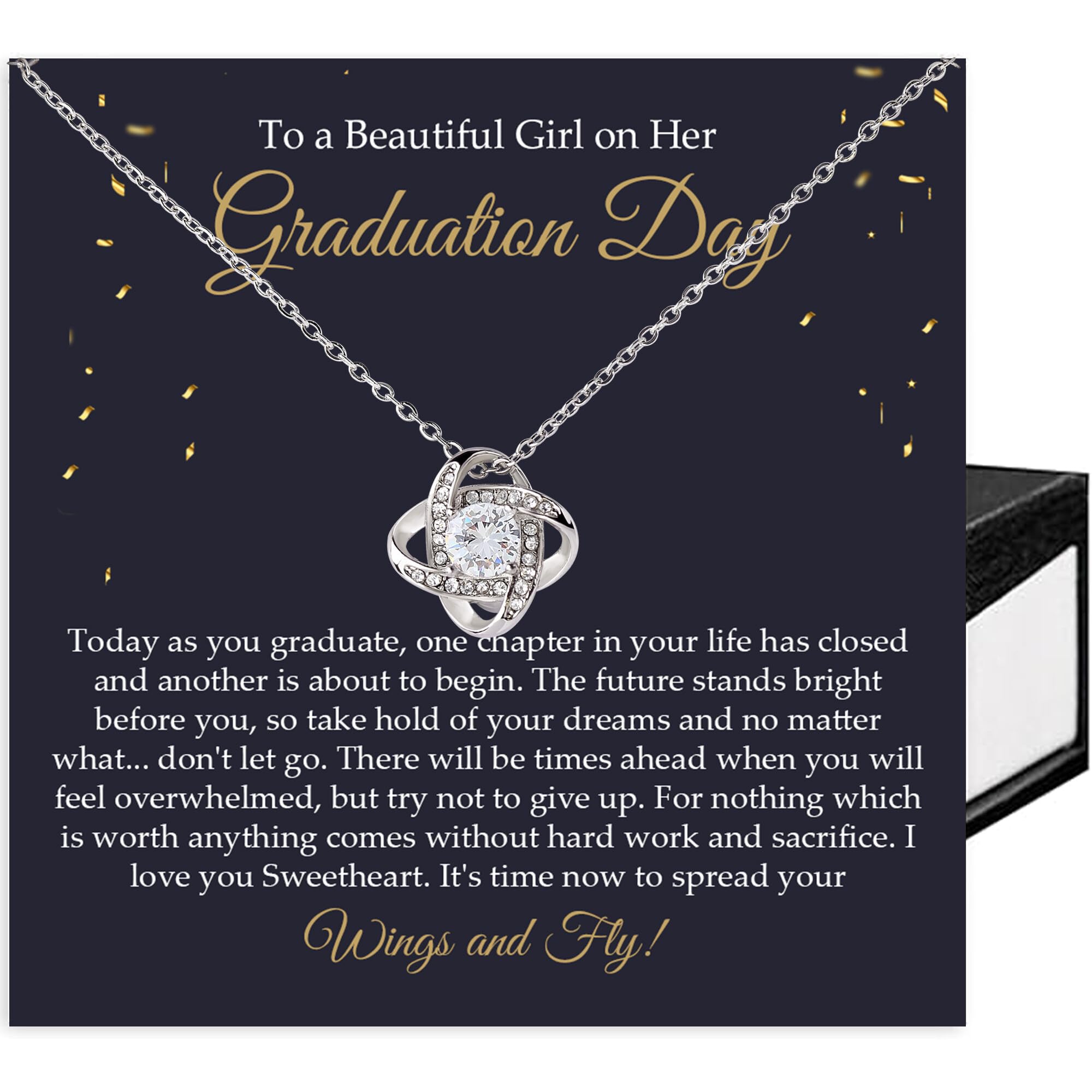 GLAVICY Graduation Gift for Her 2026, Congratulations Class Of 2026 Gift, Graduation Necklace For Her, Grad Jewelry Graduate, Gifts To Daughter,
