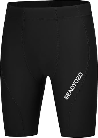 Boys Swim Jammers Square Leg Youth Competitive Swim Team Swimsuits Athletic Quick Dry Swimming Shorts UPF 50+