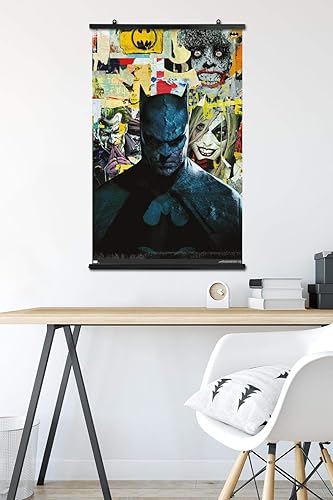 Miniatura 102 de Trends International DC Comics Batman - Póster de pared, 34 pulgadas de largo x 22.4 pulgadas, versión enmarcada en negro Versión con marco negro