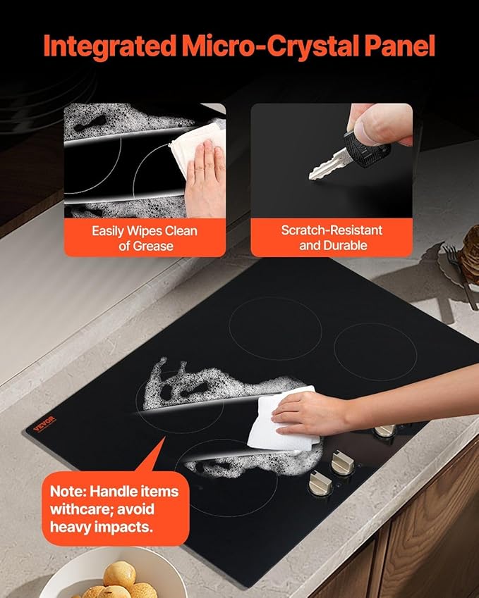 Estufa Eléctrica de 4 Puestos 6600W 66 Pulgadas Ancho miniatura 5