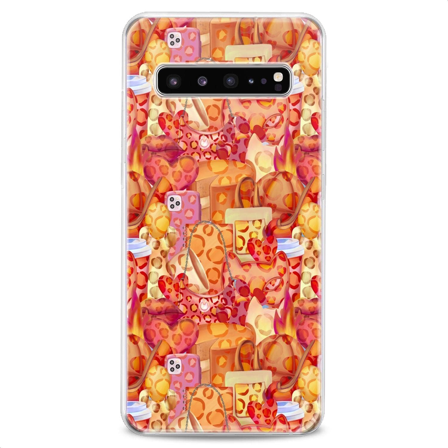 TPU Case Compatible with Samsung Galaxy F52 5G F23 M80s M62 M30 F62 M20 M10 M02 Design Print Slim fit Coffee Cheetah Flexible Girly Clear Fashion Silicone Glam Leopard Spots Lightweight Soft image 4