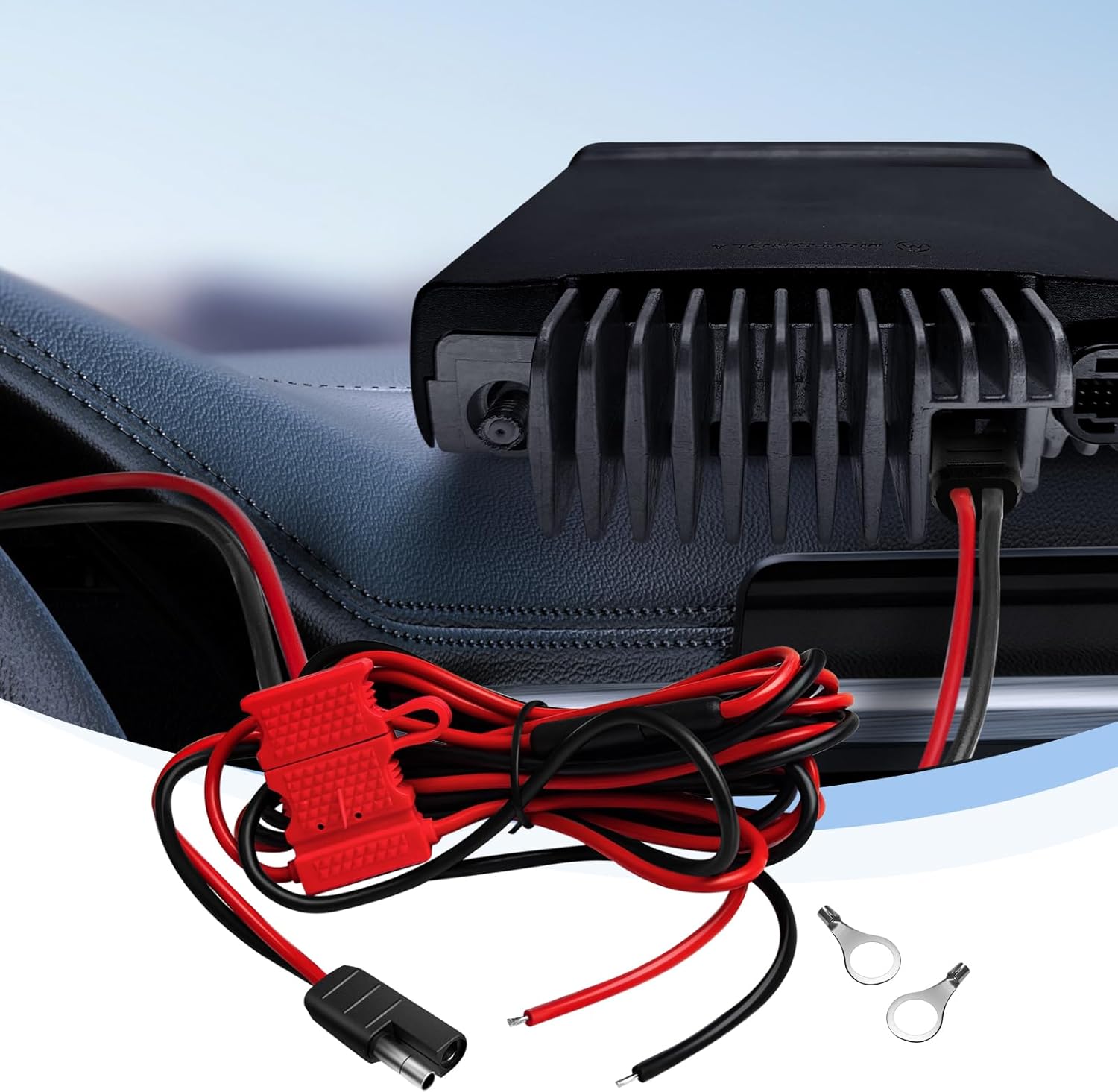 5-Pack HKN4137A HKN4137 DC Power Cable for Motorola CDM750 CM200 CM300 PM400 GM388 GM3188 GM950 GM3688 CM300 CDM1250 XPR4550 Radi HKN9402 HKN4137AR