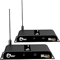 Vista 1 de SIIG Kit extensor HDMI inalámbrico 1080P con control remoto IR - 165 pies (164.0 ft) HDMI 1.3 HDCP 1.2 - señal de 2.4 GHz - Montaje en pared
