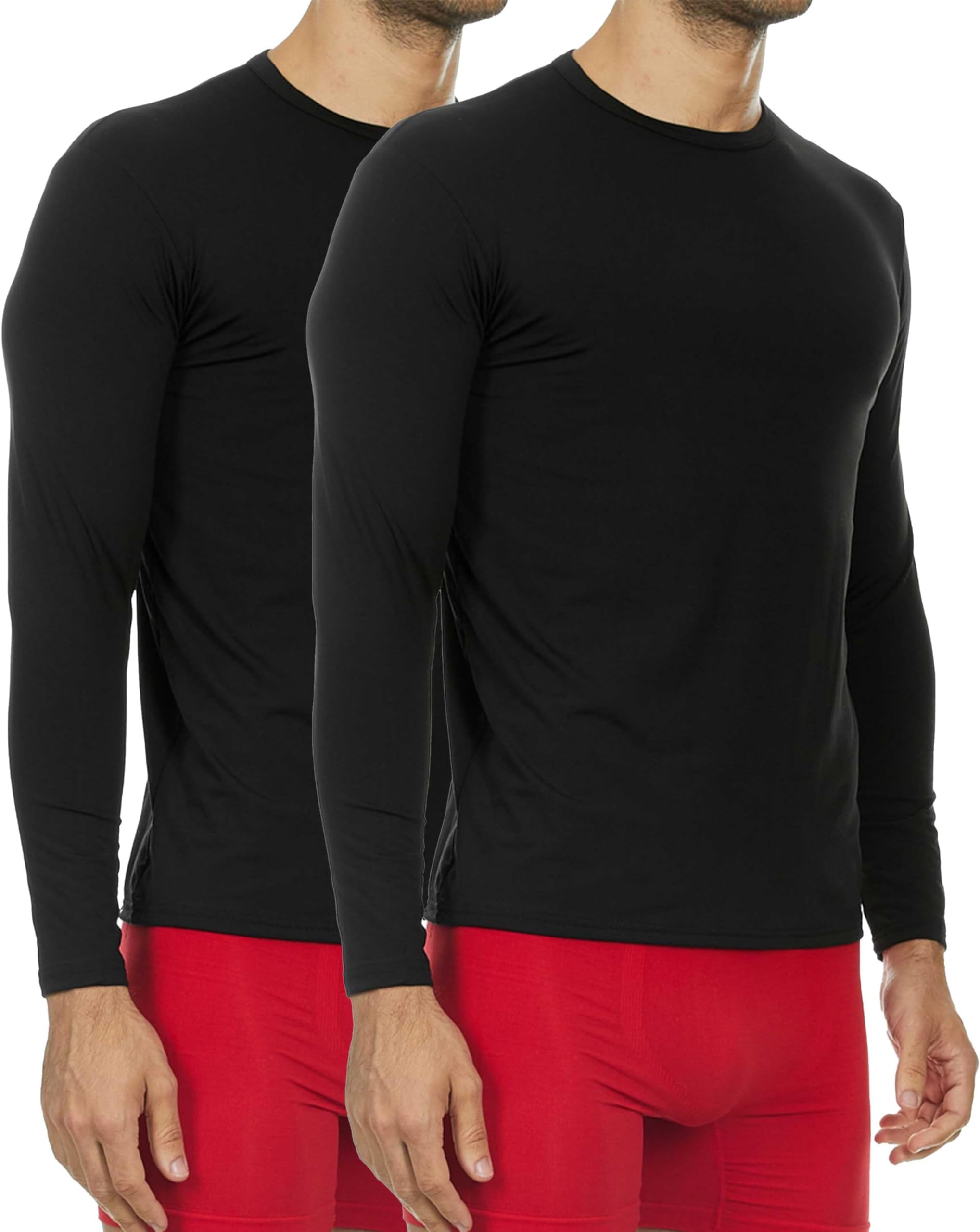 Thermal Shirts for Men Long Sleeve Thermal Compression Shirts for Men Base Layer Cold Weather