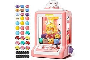 Rabbit Claw Machine for Kids, Mini Vending Machine with Game Coins &...